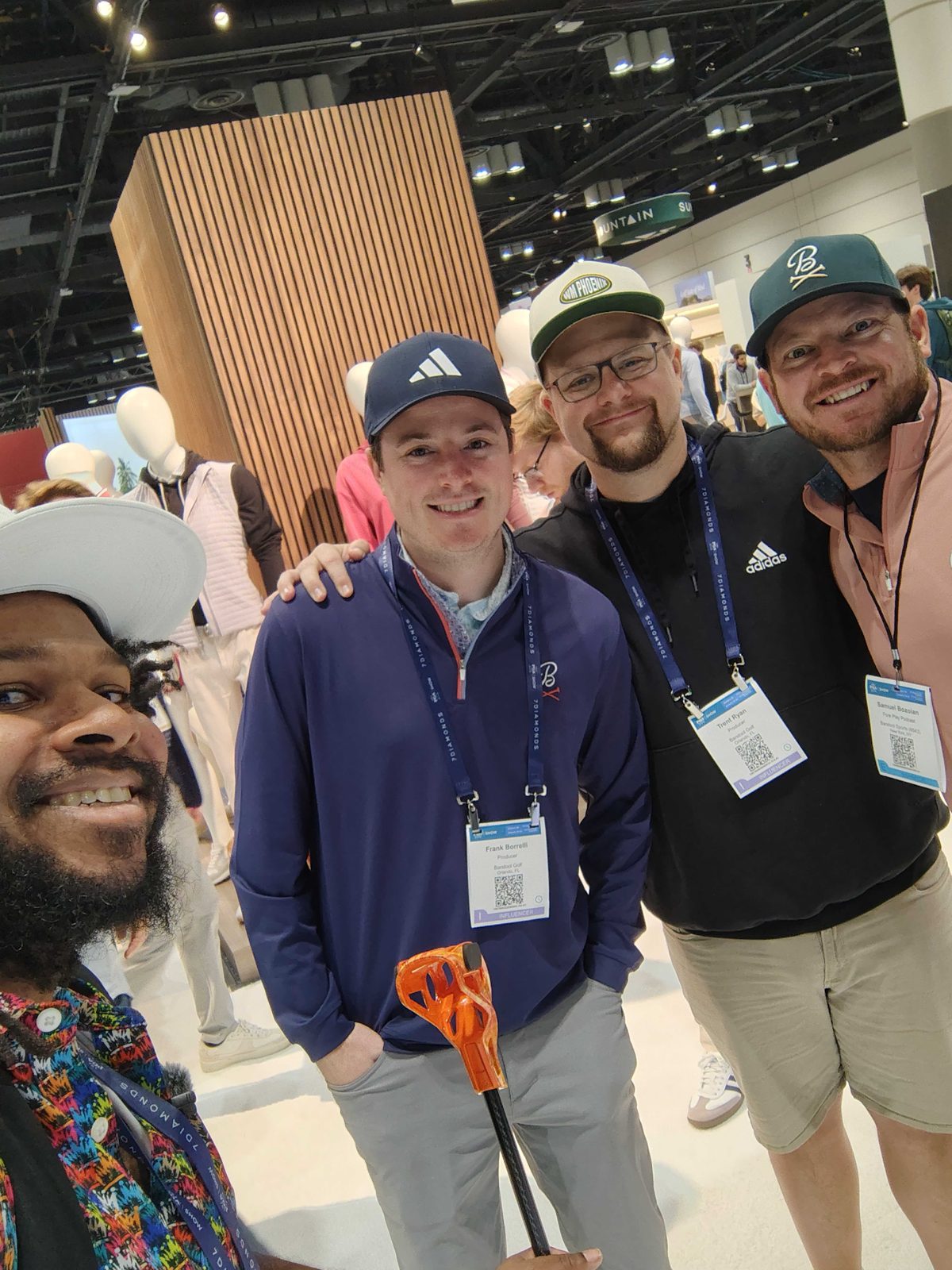 At the PGA Show with the Fore Play Golf boys