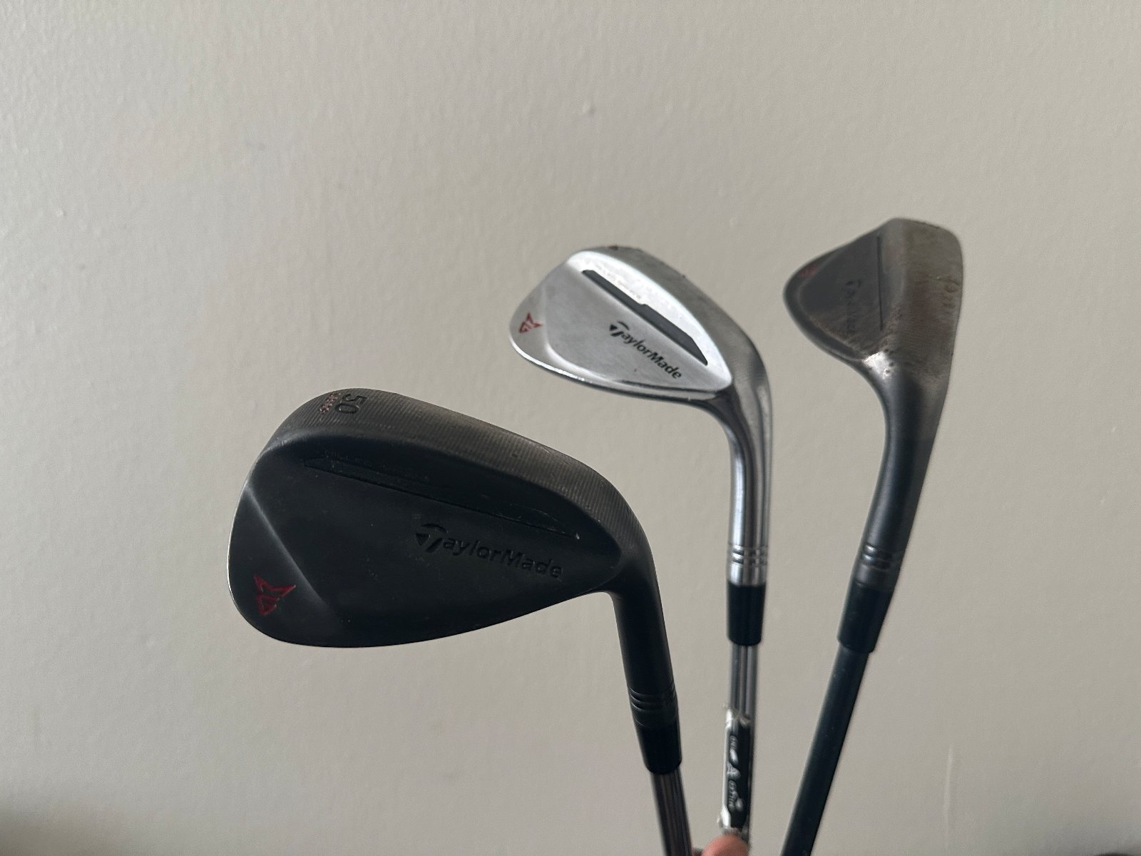 three Taylormade MG2 Wedges